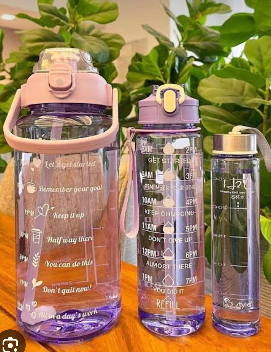 3pcs Set Motivational Bottle