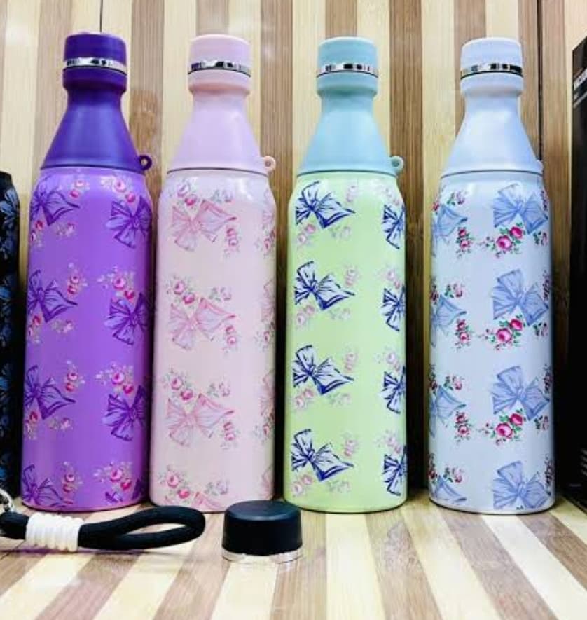 Flower print Vaccum Bottle - 500 ml