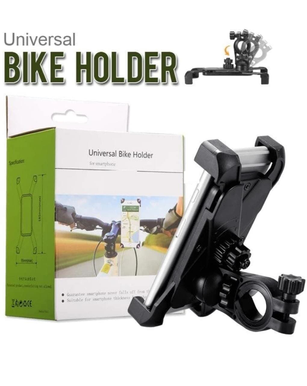 CH01 Universal Bike mobile Holder pack of 2