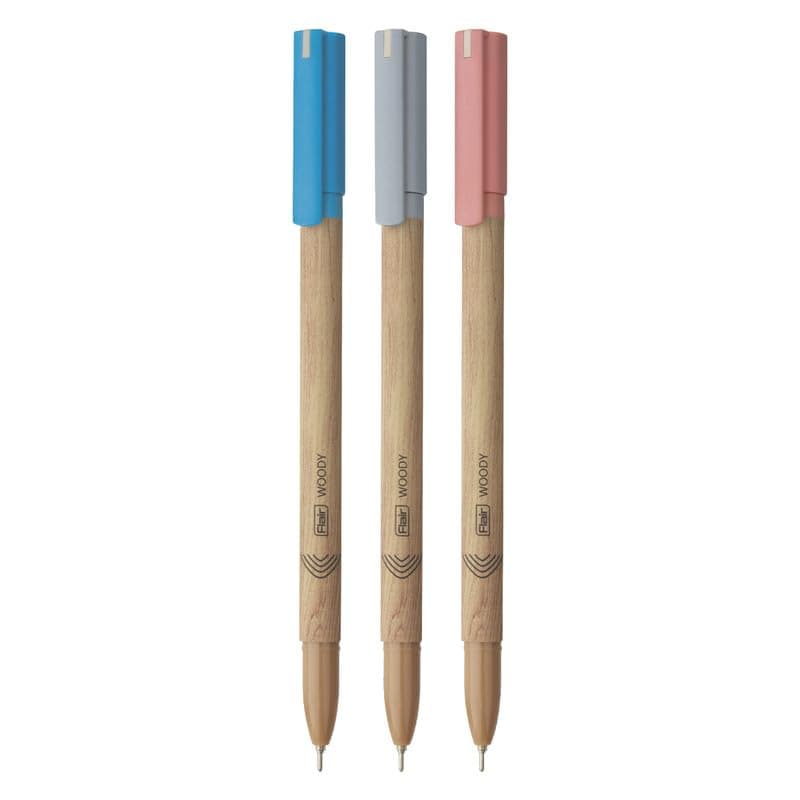 FLAIR Woody Pack Of 50 Ball Pens | Multicolor